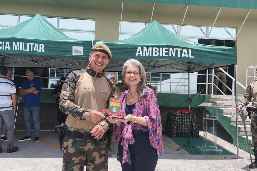 SulGesso é homenageada como Amiga da Polícia Militar Ambiental e reforça compromisso com a sustentabilidade